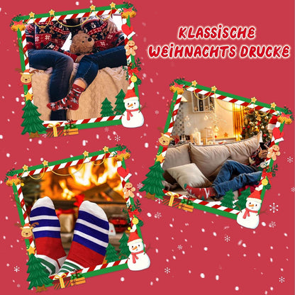 Weihnachtssocken 2024 Adventskalender 12 Tage Herren Geschenke Urlaub Blau