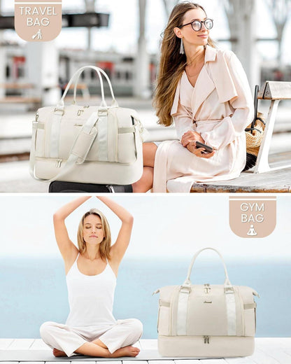Sporttasche Reisetasche Damen Weekender Handgepäck Tasche