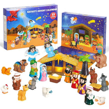 Adventskalender Krippe Kinder 25-tlg. Krippenfiguren
