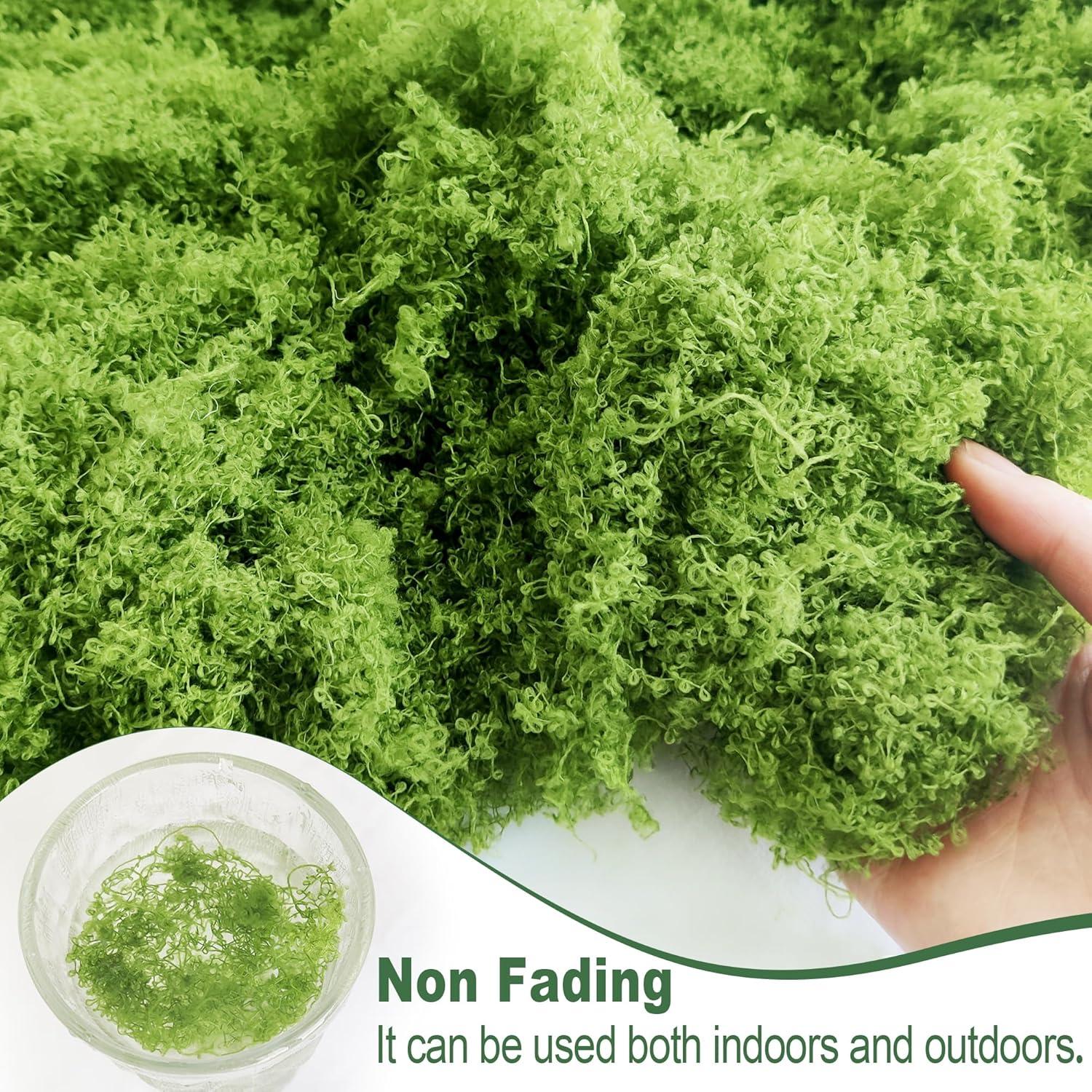 100g Kunstmoos Deko Basteln Künstliches Moos Aquarium Modellbau