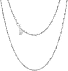 Goldkette Edelstahl Weizenkette 18K beschichtet 2,5/3/4mm