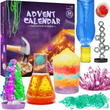 Experimente Weihnachtskalender 2024 für Kinder Experimentierkästen