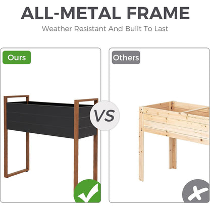 Grand patio Hochbeet Metall Pflanzbeet Entwässerungslöcher