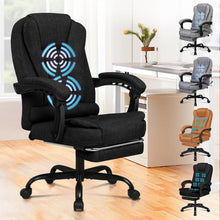 Ergonomischer Bürostuhl mit Massagefunktion und Lordosenstütze