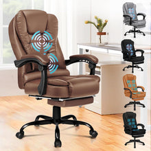 Ergonomischer Bürostuhl mit Lordosenstütze und Massagefunktion