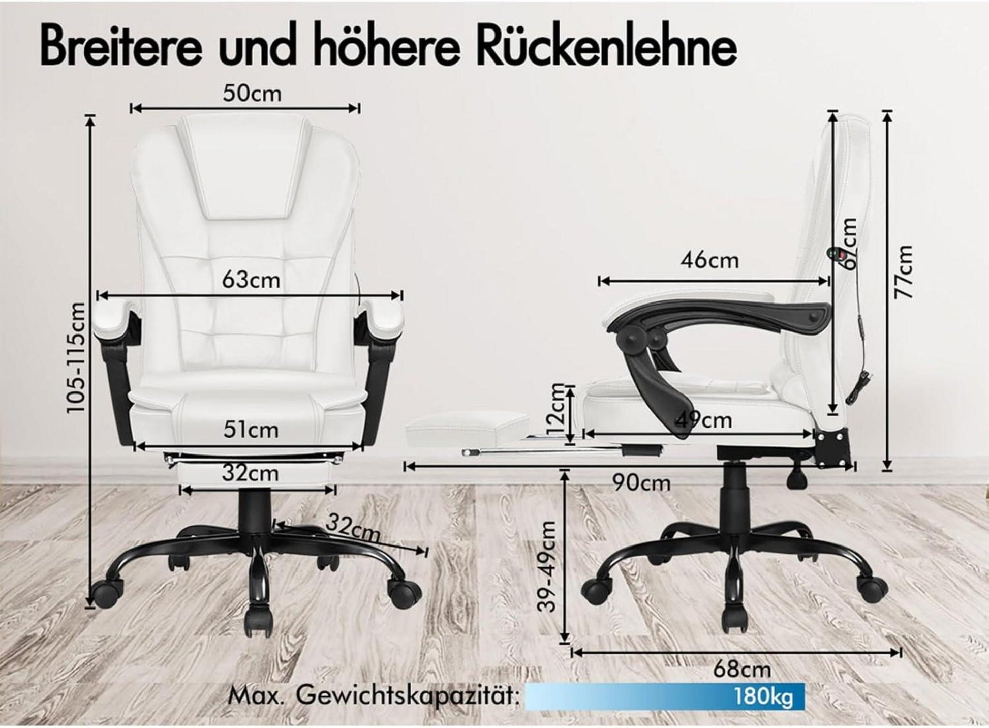 Ergonomischer Bürostuhl mit