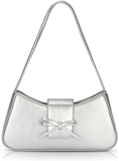 Kleine Schwarz Handtasche Damen PU Leder Umhängetasche