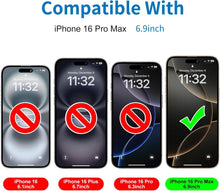Mothca Matt Schutzfolie iPhone 16 Pro Max 6,9 Zoll