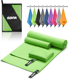 Mikrofaser Handtuch Set für Fitness & Sport, schnell trocknend, 180x60