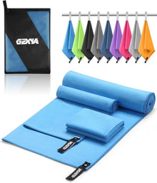 Mikrofaser Handtuch Set, Schnelltrocknend & Weich, Sport & Reise