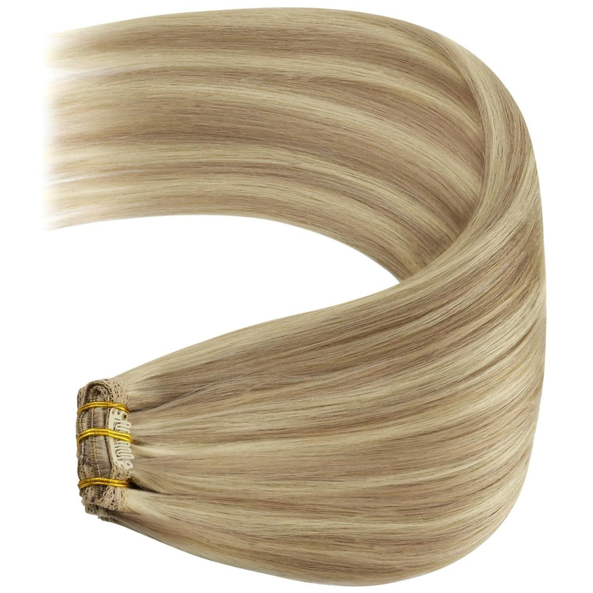 Blond Clip-in Echthaar Extensions 40cm – Volumengeber