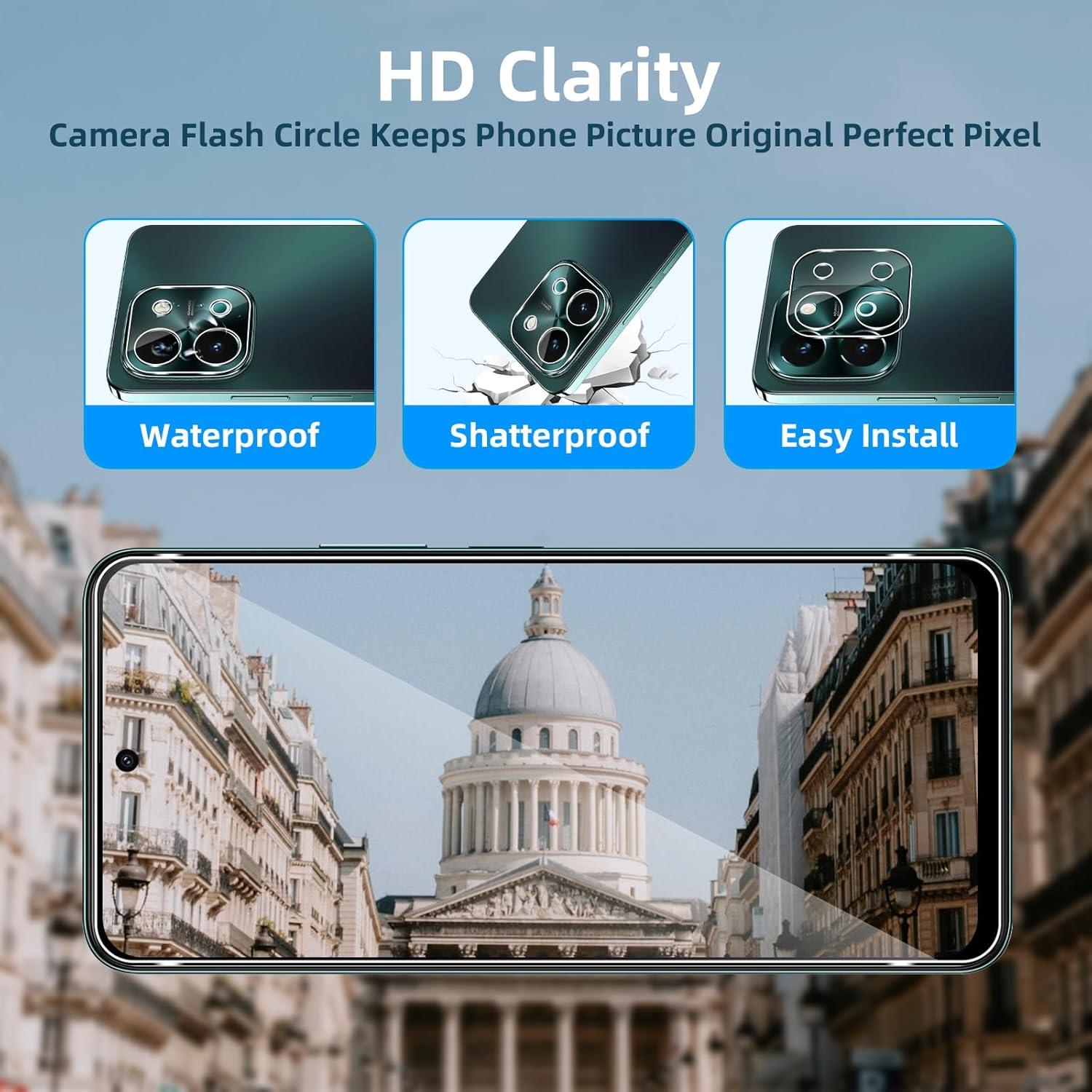 VIVO Y28 4G Panzerglas 2+2 Kameraschutz 0.33mm Displayschutz