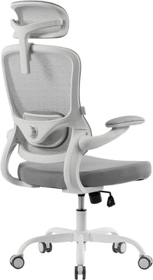 Ergonomischer Bürostuhl mit verstellbarer Kopfstütze und Armlehnen