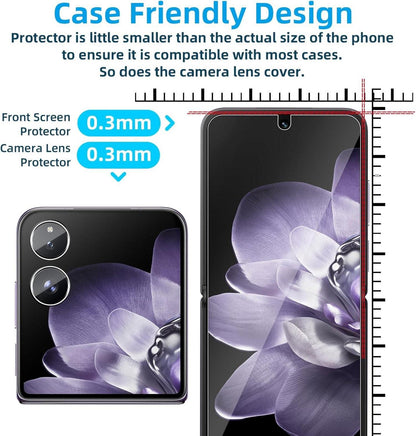 Displayschutz Xiaomi Mix Flip 2+2 Schutzglas Panzerfolie