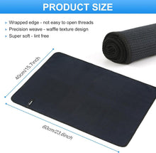Mikrofaser Küchentuch Set 40x60cm Schwarz 3er Pack