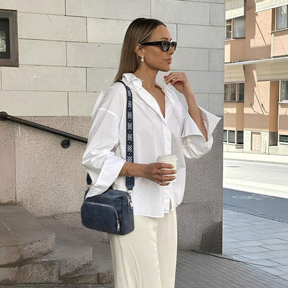 MUIIKOLA Umhängetasche Damen PU Leder RFID Crossbody