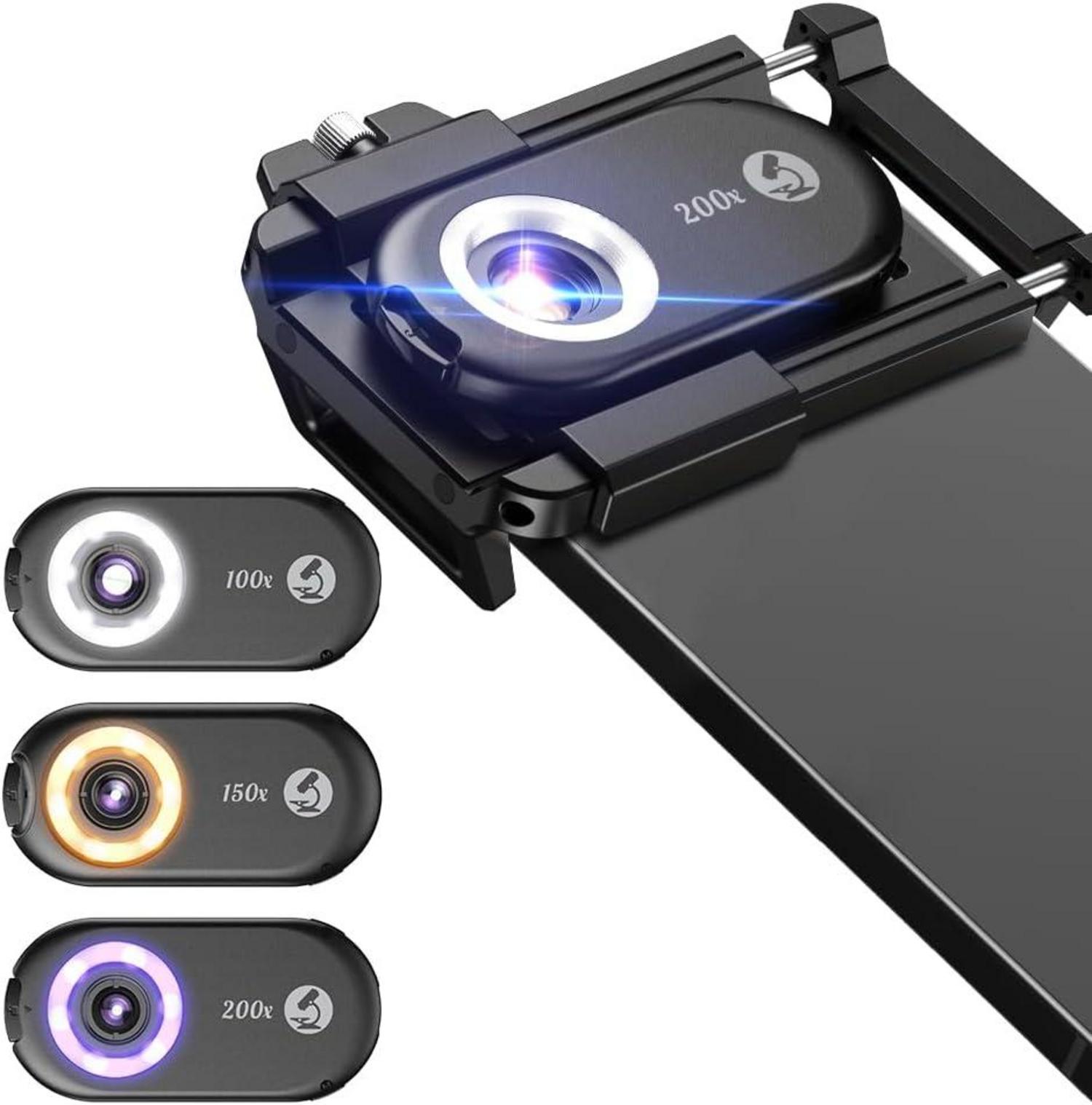 Digitales Mikroskop 3-in-1 für Smartphone-Kamera Microscope Set