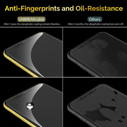 Panzer Schutz Glas iPhone XR 11 9H Härte Displayschutz 2 Stk
