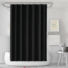 Duschvorhang 180x200 Anti-Schimmel Wasserdicht Schwarz