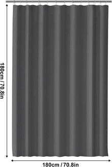 Duschvorhang Anti-Schimmel Wasserdicht Waschbar 180x180 cm