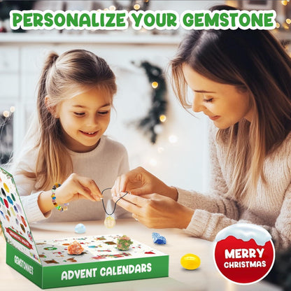 Edelstein Adventskalender 2024 Kinder Kristalle 24 Tage