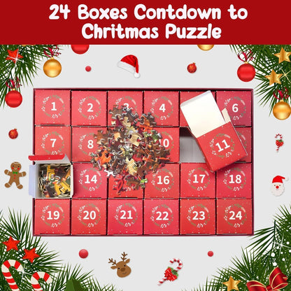 Adventskalender Puzzle 2024 Weihnachten 1008 Teile