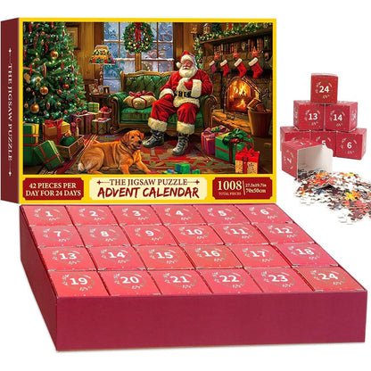 Adventskalender Puzzle 2024 Weihnachten 1008 Teile
