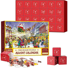 Weihnachts Puzzle Adventskalender 2024: 1008 Teile Familien