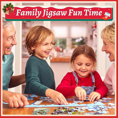 Weihnachts Puzzle Adventskalender 2024: 1008 Teile Familien
