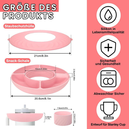 Silikon Snackteller Stanley Cup Zubehör 40oz Tumbler Kit 6-teilig