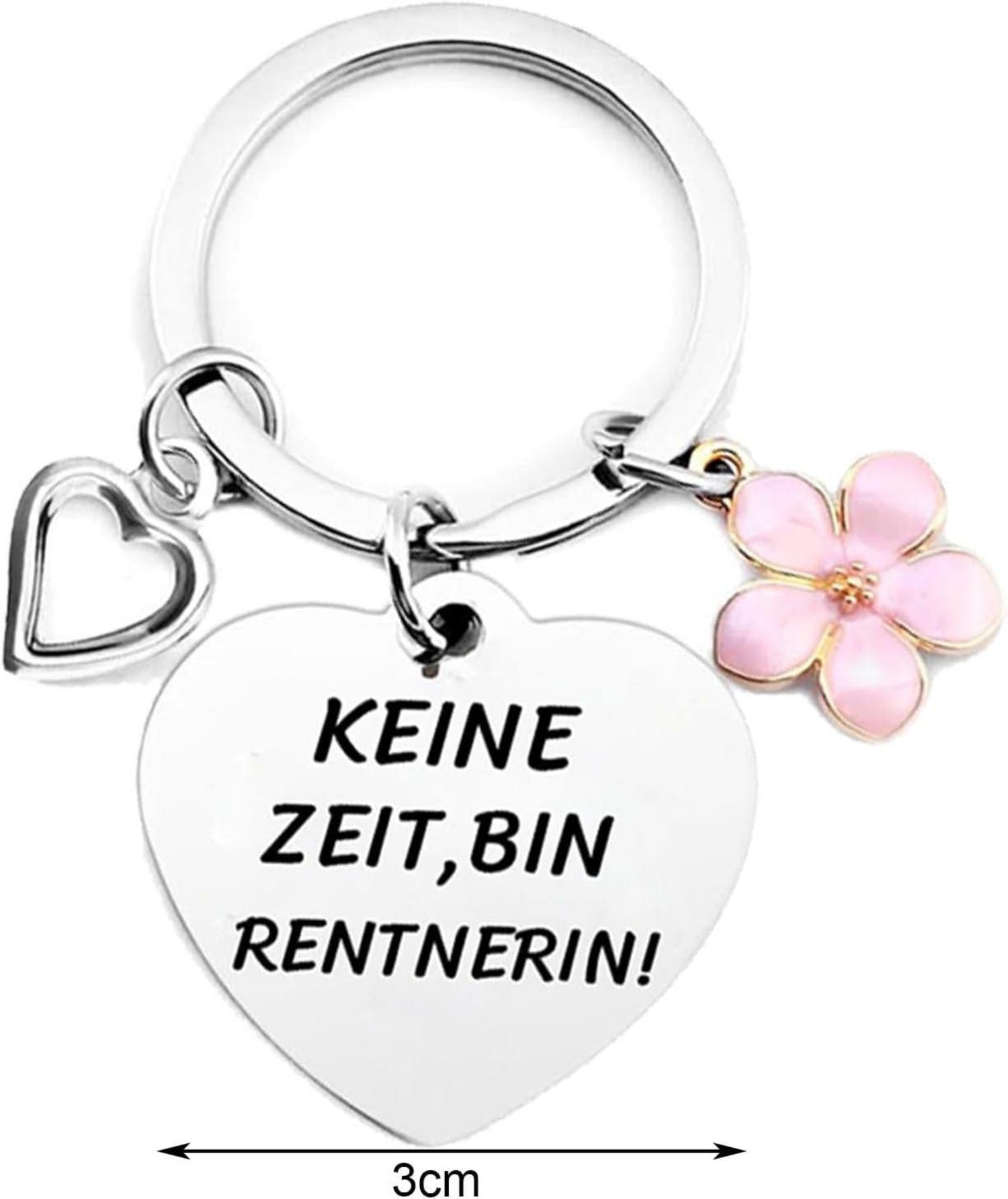Ruhestand Geschenk Rentnerin Tasche und Schlüsselanhänger Set