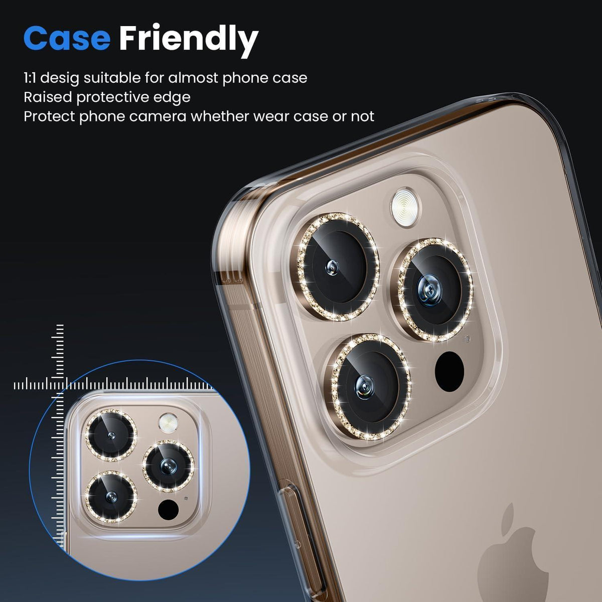 Kameraschutz für iPhone 16 Pro/Pro Max – Kratzfest & Blasenfrei