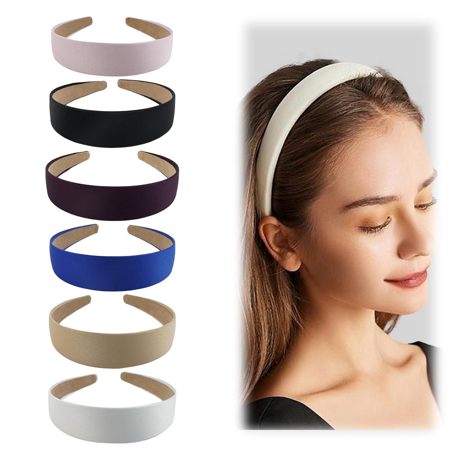 6er Set Breite Damen Haarreifen DIY Design Stylischer Haarschmuck