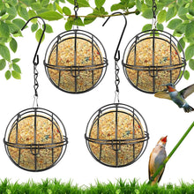 4er Set Metall Meisenknödelhalter Vogelfutterspender zum Aufhängen