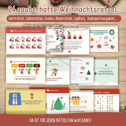 Adventskalender Rätsel Wichtel 2025 lustig Familien Weihnachtsrätsel