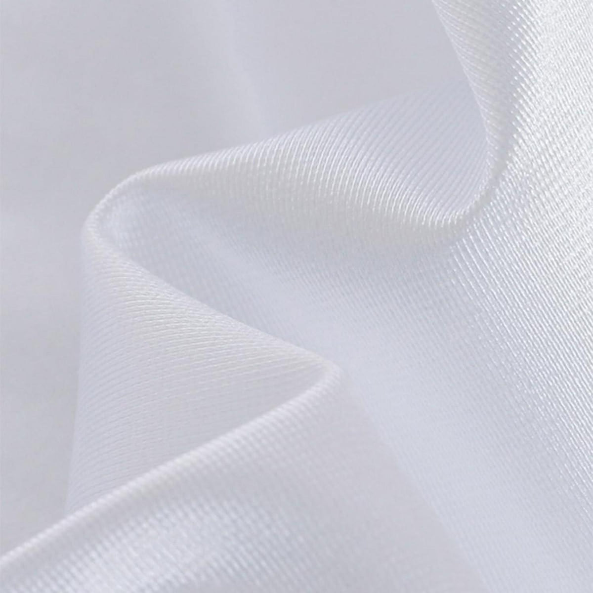 Runde Satin Tischdecke Hellbraun, 340 cm Durchmesser
