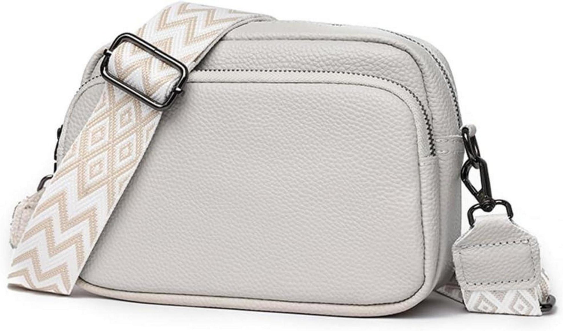 Damen Echtes Leder Umhängetasche Crossbody Bag Schultertasche