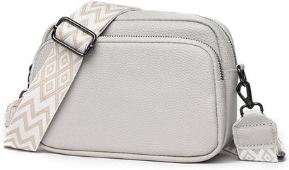 Damen Echtes Leder Umhängetasche Crossbody Bag Schultertasche