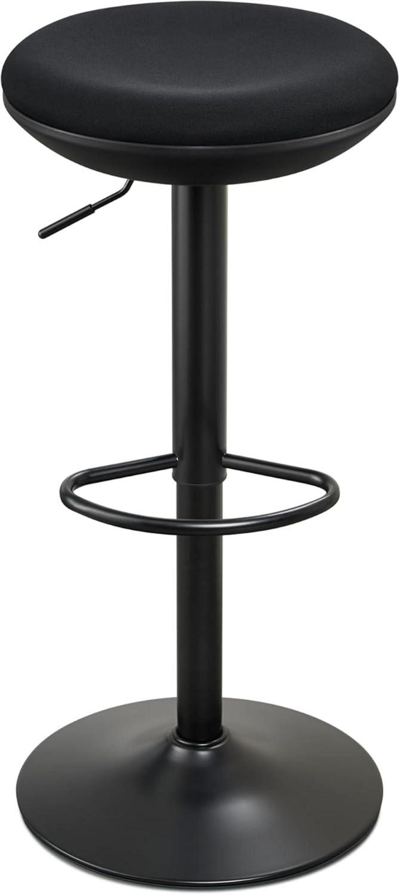 Ergonomischer Stehhocker höhenverstellbar 360° drehbar Schwarz