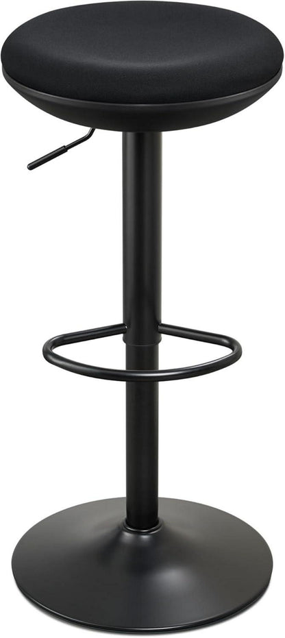 Ergonomischer Stehhocker höhenverstellbar 360° drehbar Schwarz