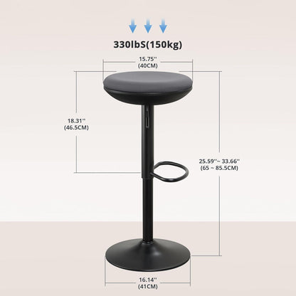 Ergonomischer Stehhocker höhenverstellbar 360° drehbar Büro
