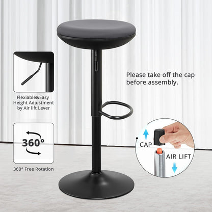 Ergonomischer Stehhocker höhenverstellbar 360° drehbar Büro
