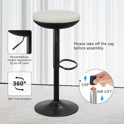 Ergonomischer Stehhocker höhenverstellbar 360° drehbarer Arbeitshocker