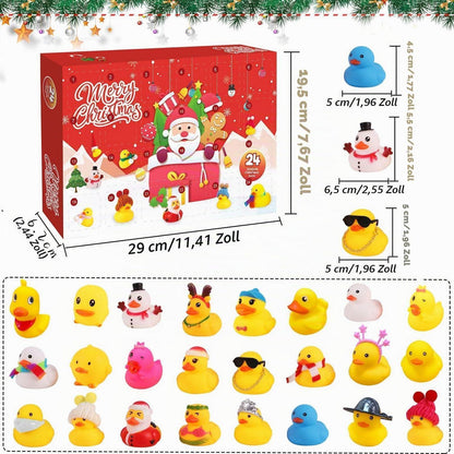 Adventskalender Enten 2026 – 24 Gummienten für Weihnachten