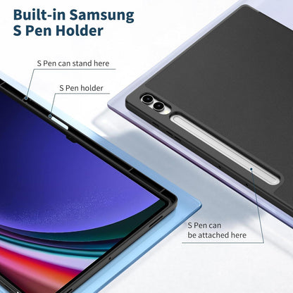 Samsung Galaxy Tab S9 Ultra 14.6 Zoll Hülle Schwarz mit Stifthalter Standfunktion