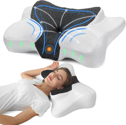 Orthopädisches Ergonomisches Memory-Schaum Nackenstützkissen