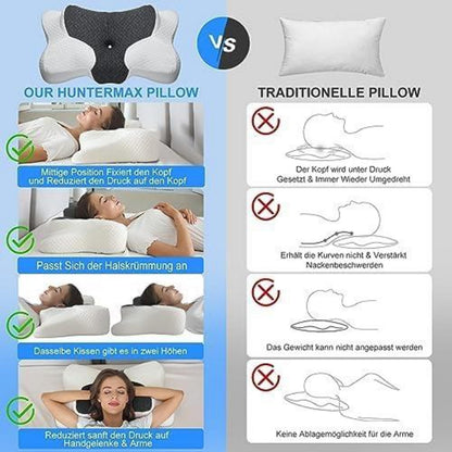 Ergonomisches Orthopädisches Nackenstützkissen aus Memory-Schaum für