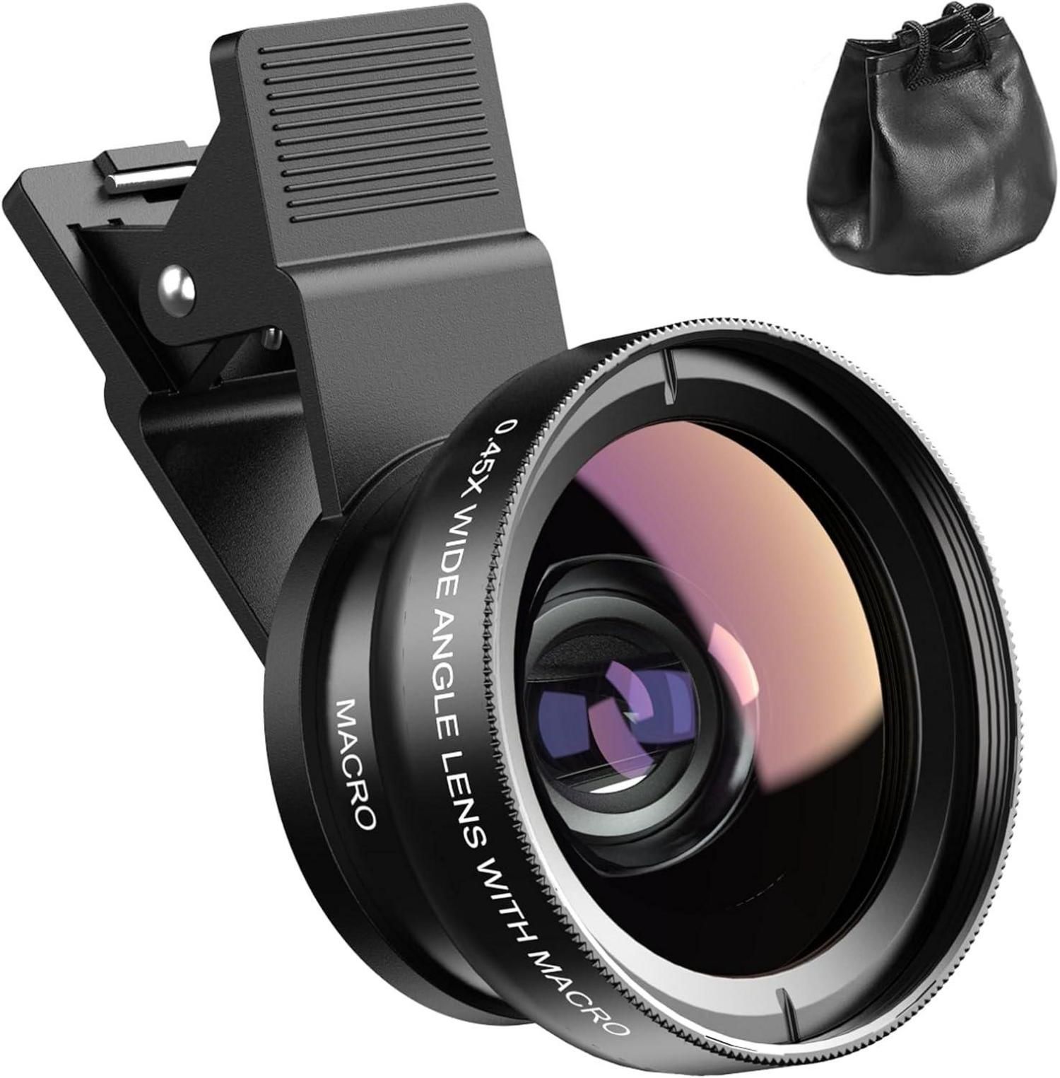 Universal Kameraobjektiv Set 12,5-fach Makro Weitwinkelobjektiv