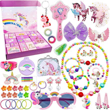 Adventskalender Mädchen 2024 Einhorn Haarschmuck 24 Tage