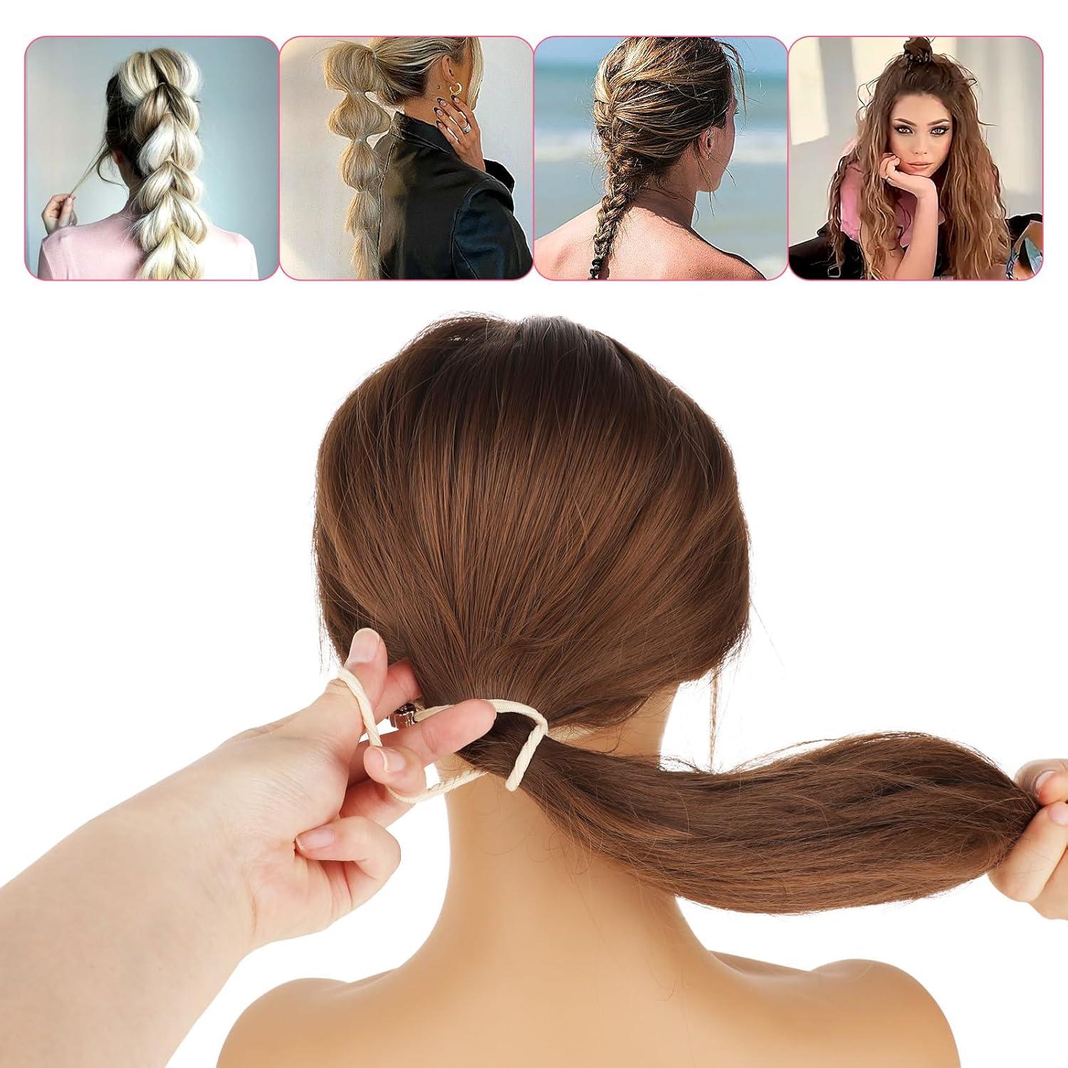 20 Stk. Haargummis Damen Boho Haarbänder Stretch Scrunchies